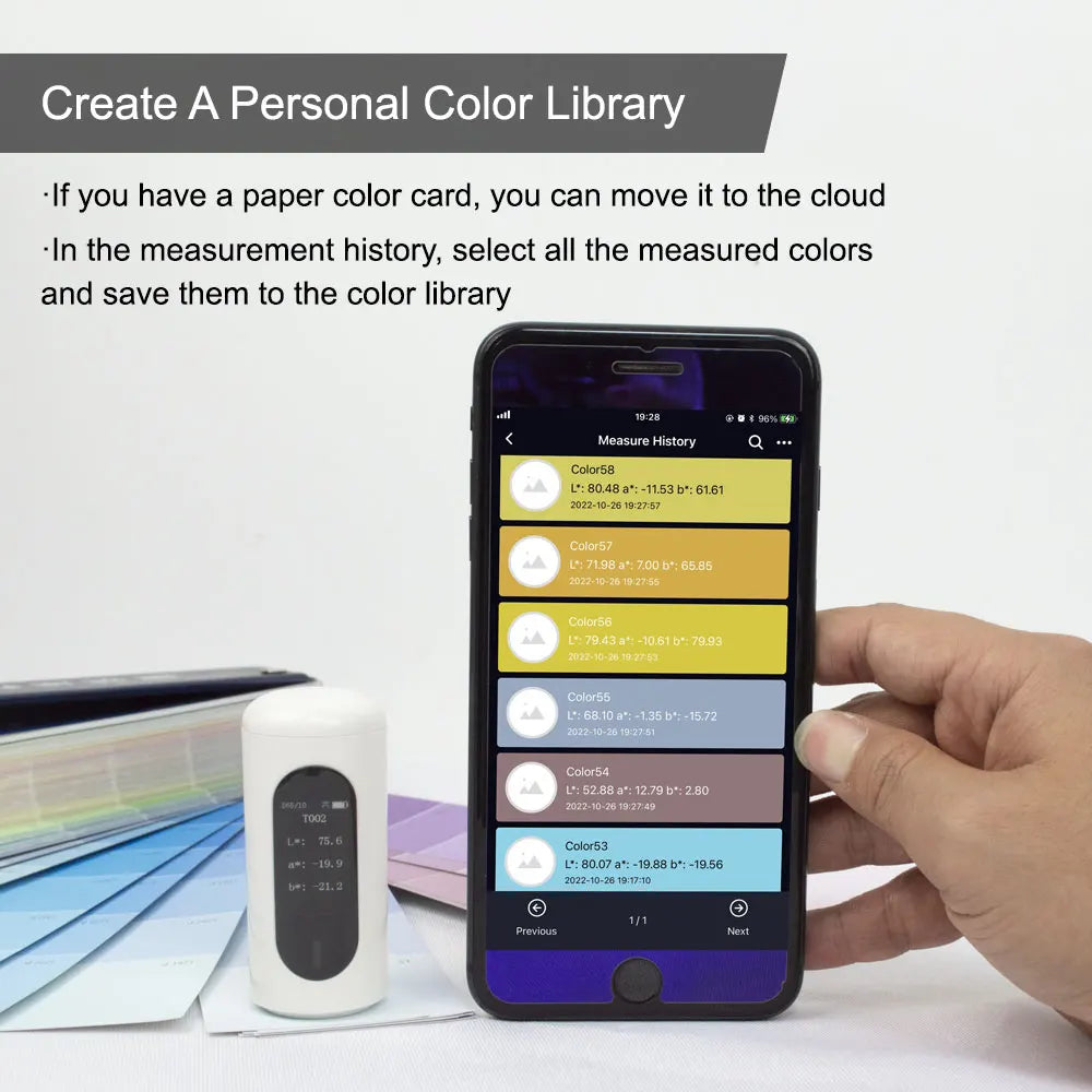 Handheld Color Difference Meter with 29 Parameters