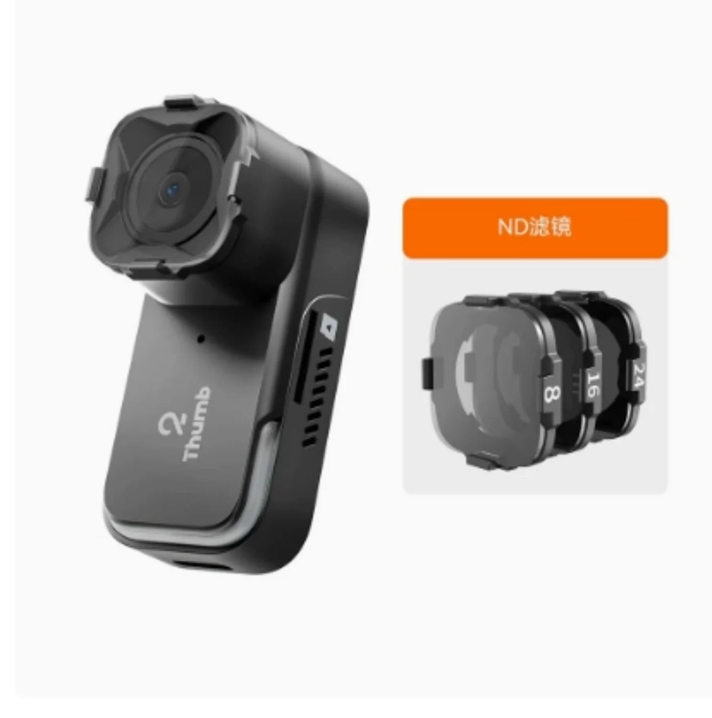 4K Mini Action Camera with ND Filter and Gyro Stabilisation