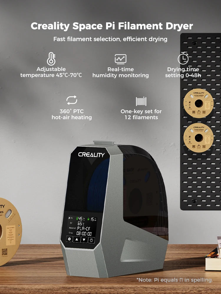 Smart Filament Dryer Box with Real-Time Humidity Monitor
