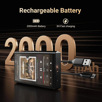 Portable HiFi Music Player Dual ESS DAC 4.4mm Balanced