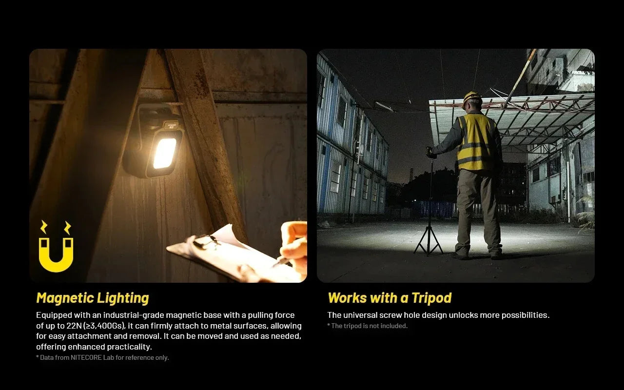 Compact Heavy Duty LED Task Light with Adjustable Brightness