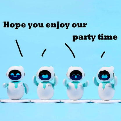 Blue Interactive Robot Pet Smart Desktop Companion