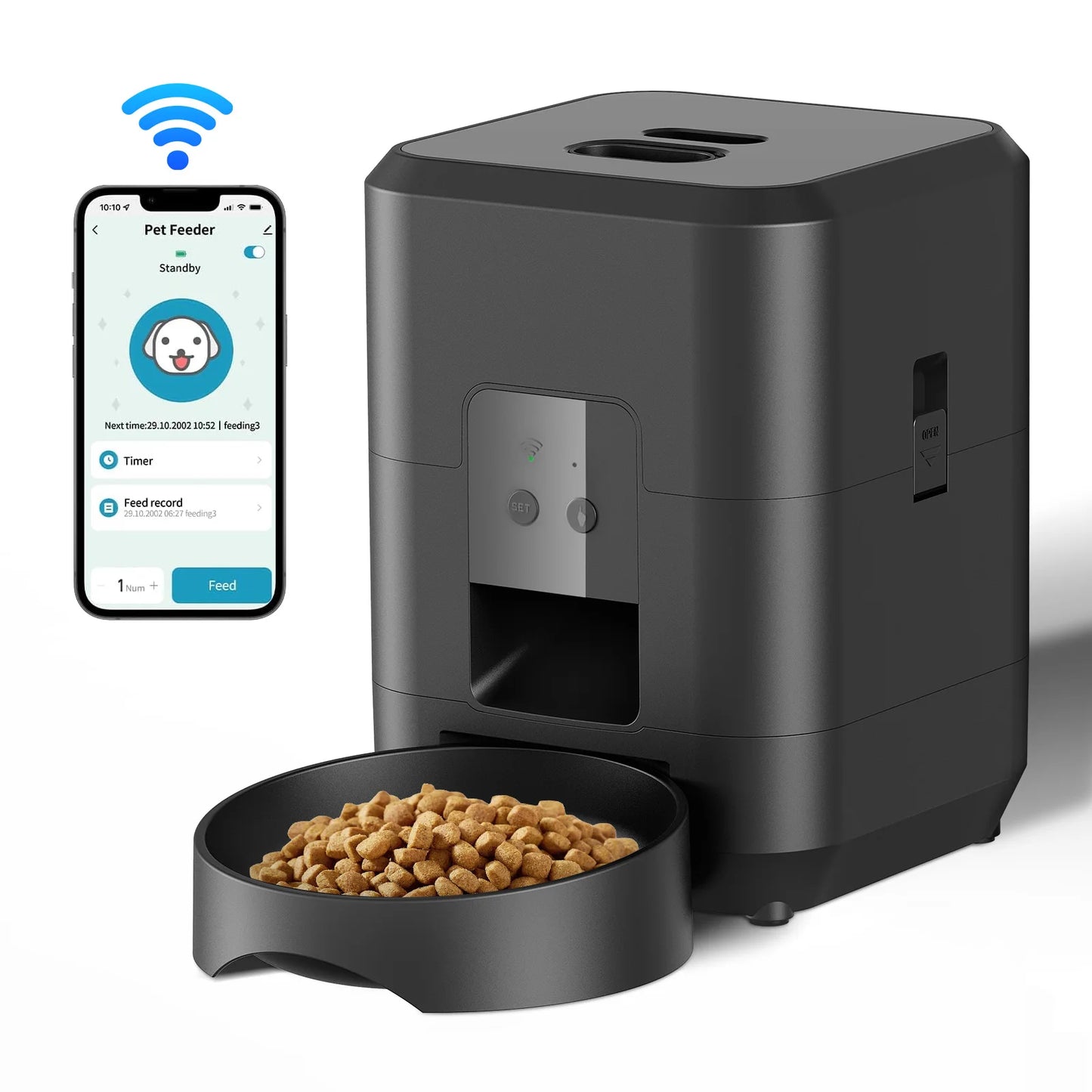 Smart Automatic Pet Feeder with Timed Food Dispenser
