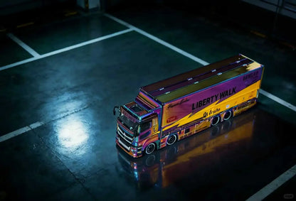 Alloy Diecast Container Trailer Toy for Kids and Collectors
