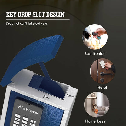 Smart Key Lock Box with Bluetooth App and Gateway Access