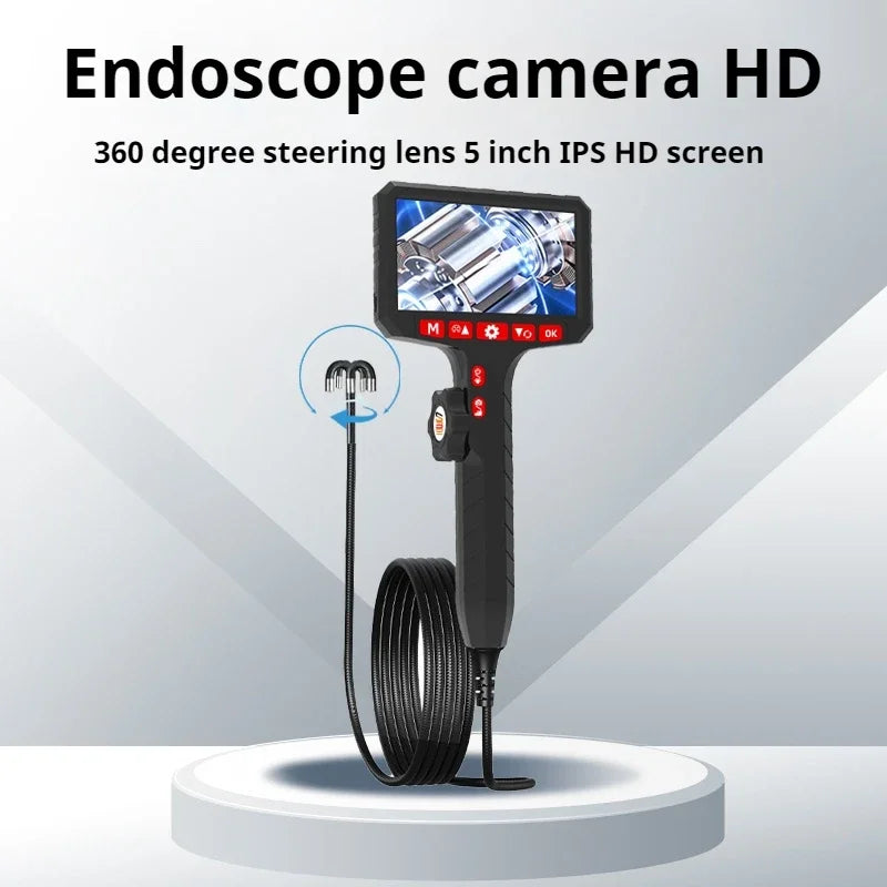 3.9 mm 2m Two Way Rotary Endoscope with 5″ Screen