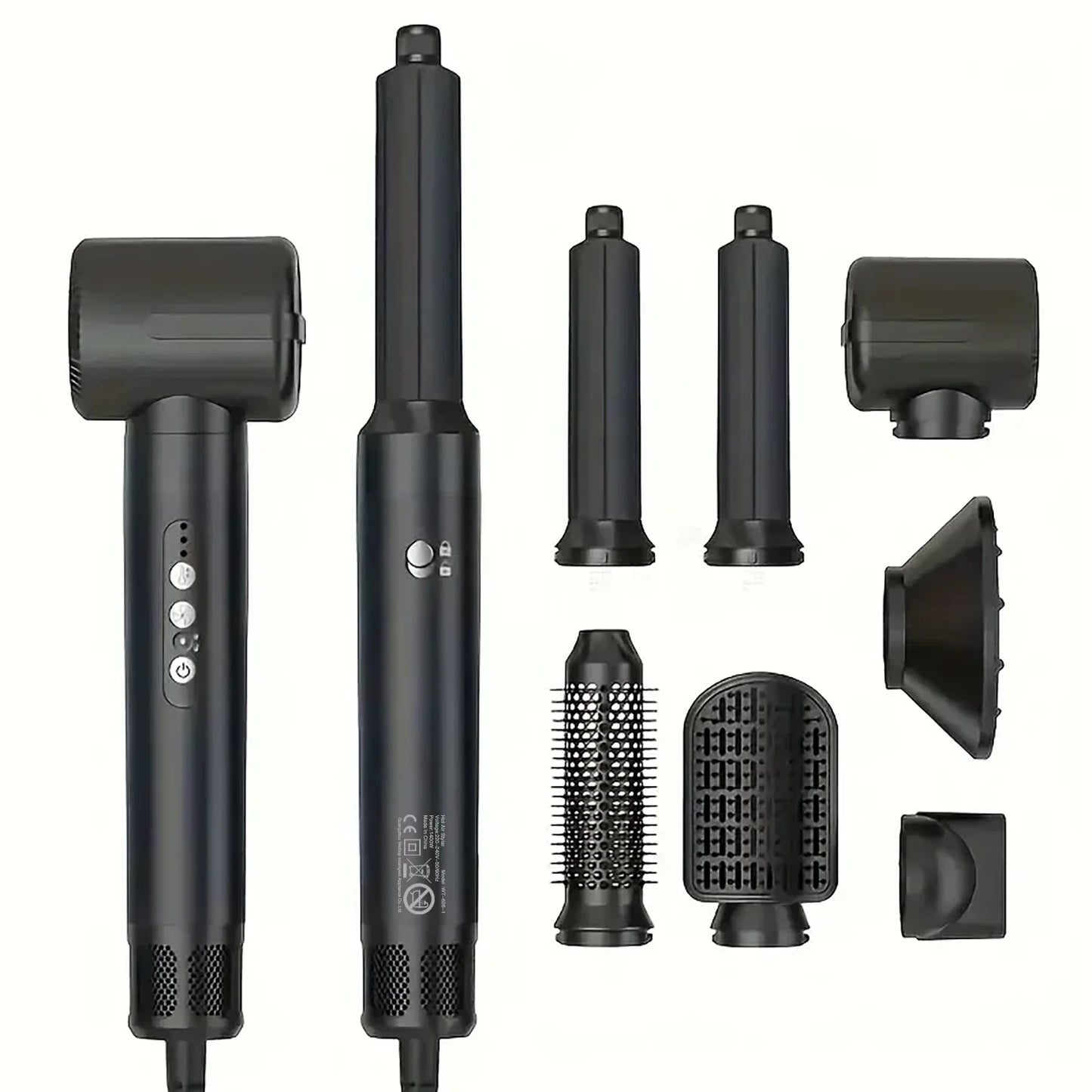7-in-1 Multi-Function Hair Styling Tool Black