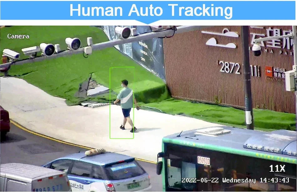 POE 4K 30fps 60X Zoom Metal 360 PTZ Camera