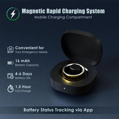 Health Tracking Smart Ring Alarm and Notification 12