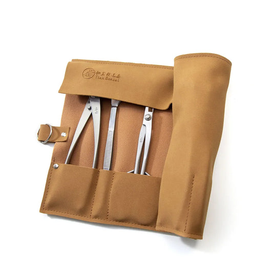 Professional 7-Piece Bonsai Tool Roll Set
