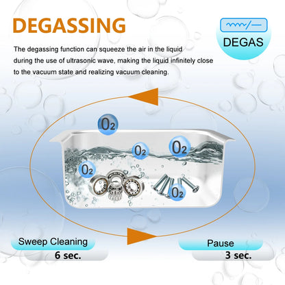 2L Digital Ultrasonic Sonicator 120W Cleaning Bath