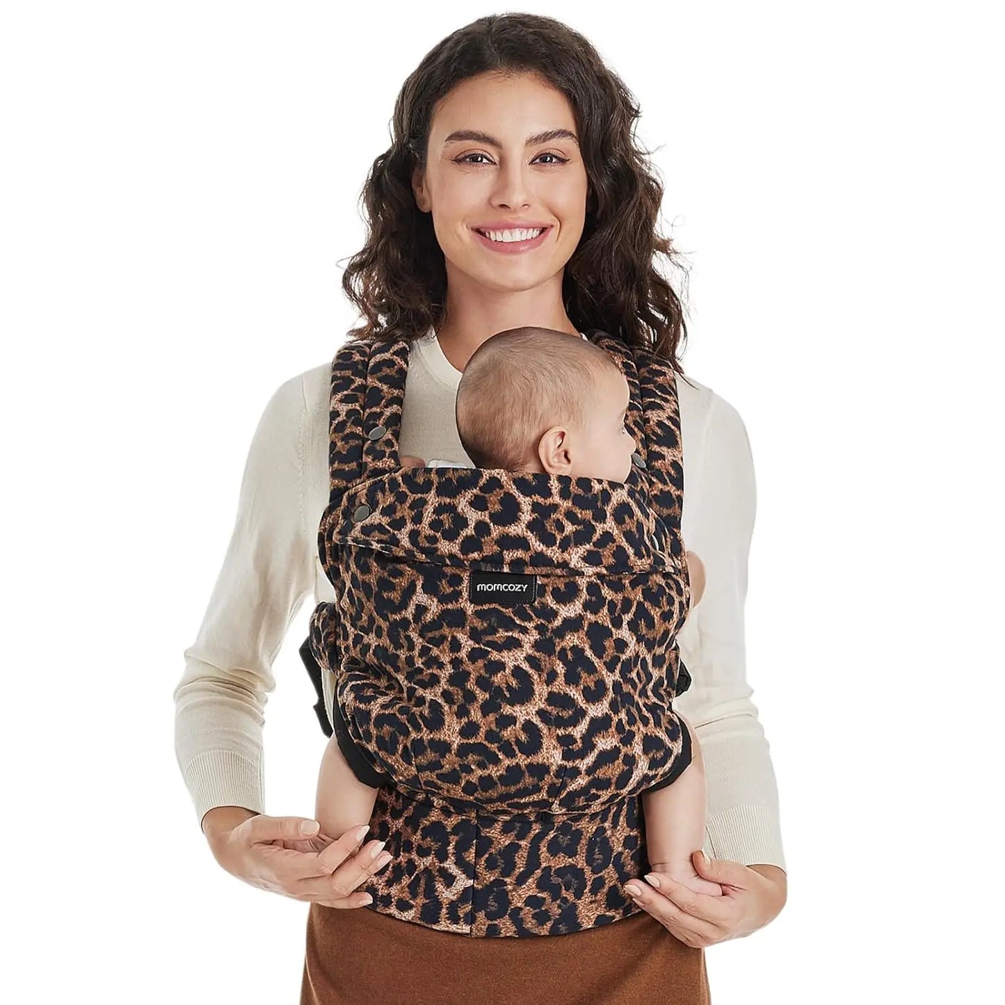Breathable Newborn Baby Carrier 7–20kg Leopard