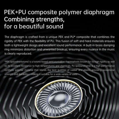 Over-Ear Headphones with Composite Diaphragm and Mic
