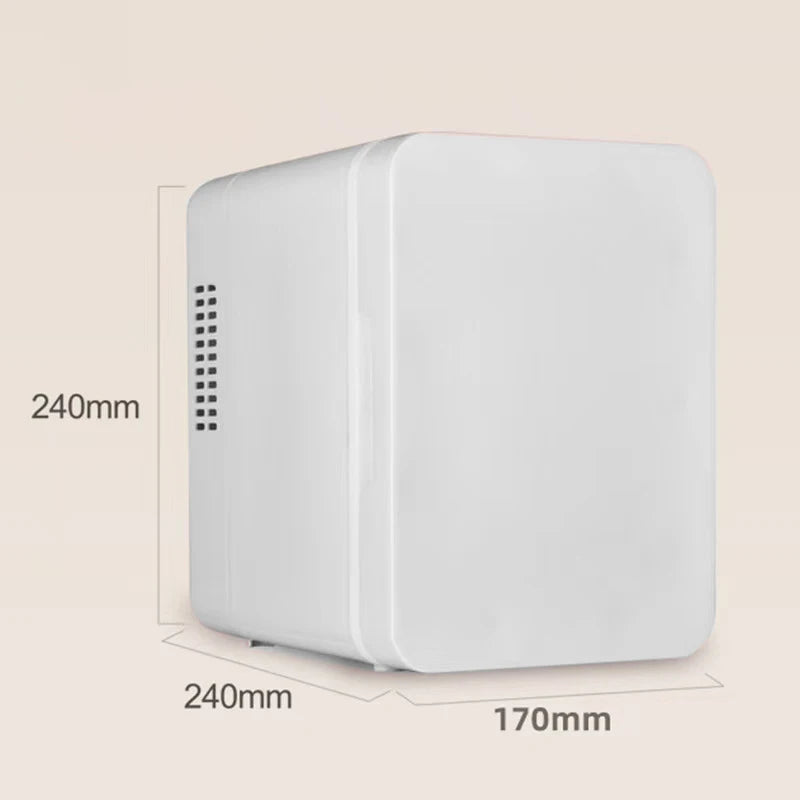 4L Mini Car Fridge Freezer for Car and Home Use