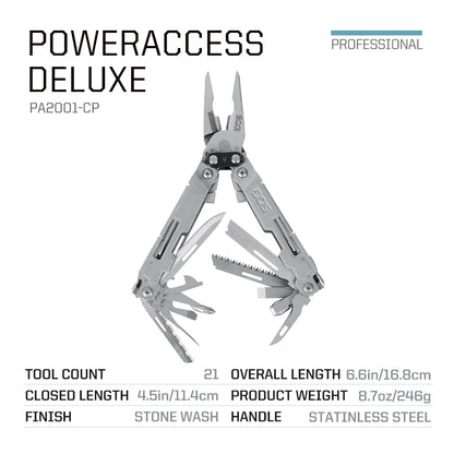 Deluxe Tactical Multi-Tool with Folding Pliers & Knife