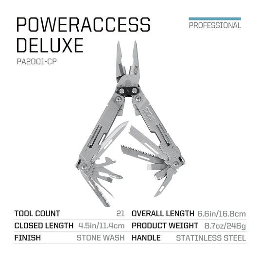 Deluxe Tactical Multi-Tool with Folding Pliers & Knife