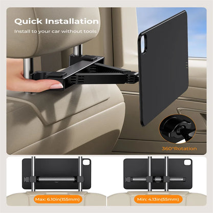 Magnetic iPad Car Mount Charging Stand 13in Pro Holder