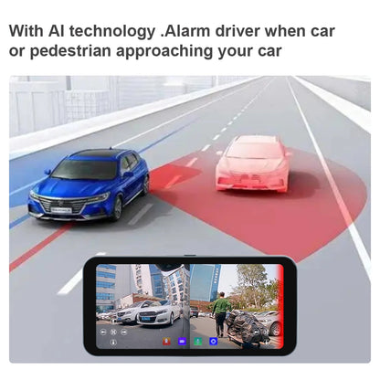 Dual Lens Car Camera System 6.25 Touch Screen
