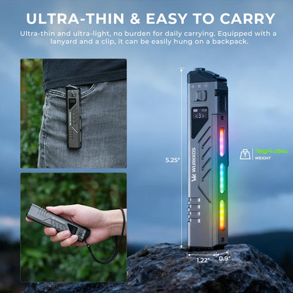 Compact Rechargeable 3000 LM LED Tactical Light for Outdoors
