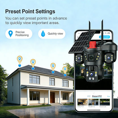 Smart 4G Solar Camera Outdoor 64GB