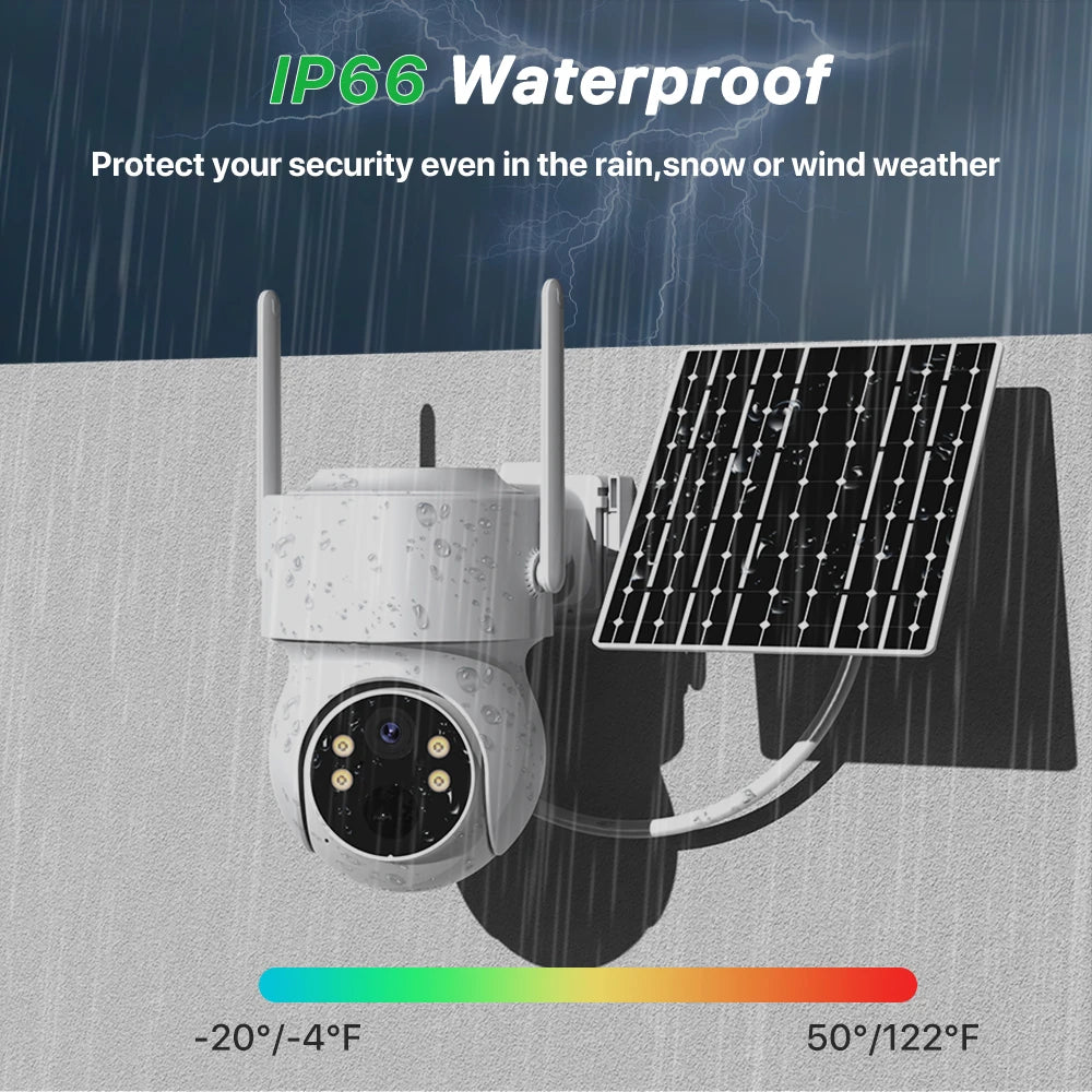 2 Camera 8CH Outdoor WiFi Surveillance Set with 2TB