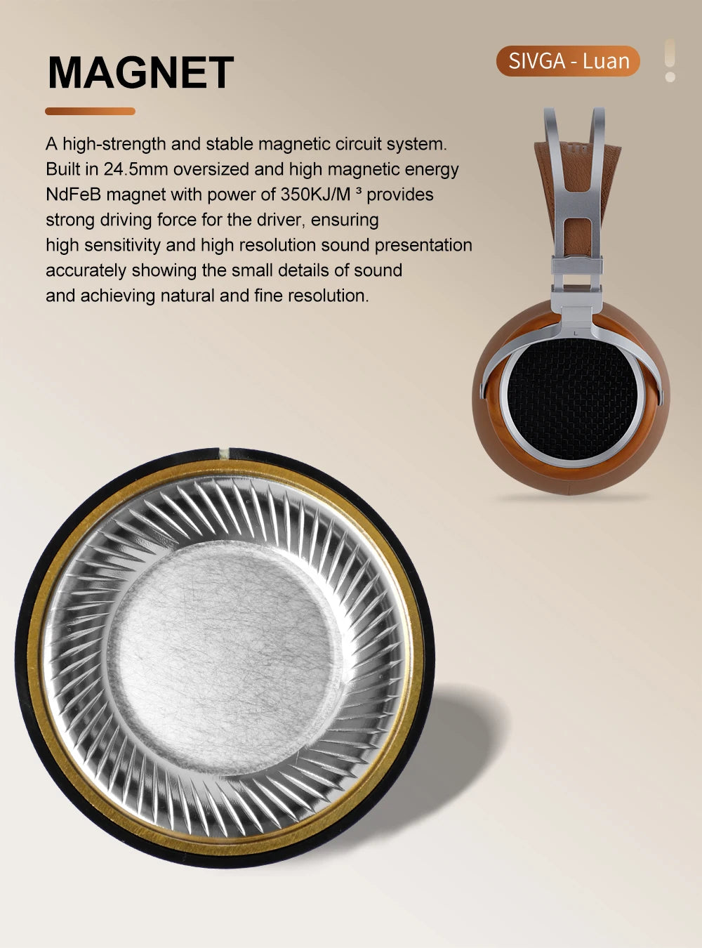 50mm Dynamic Driver Over-Ear Studio Headphones Black