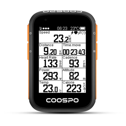 Wireless GPS Bike Computer 2.6in Bluetooth ANT Speedometer