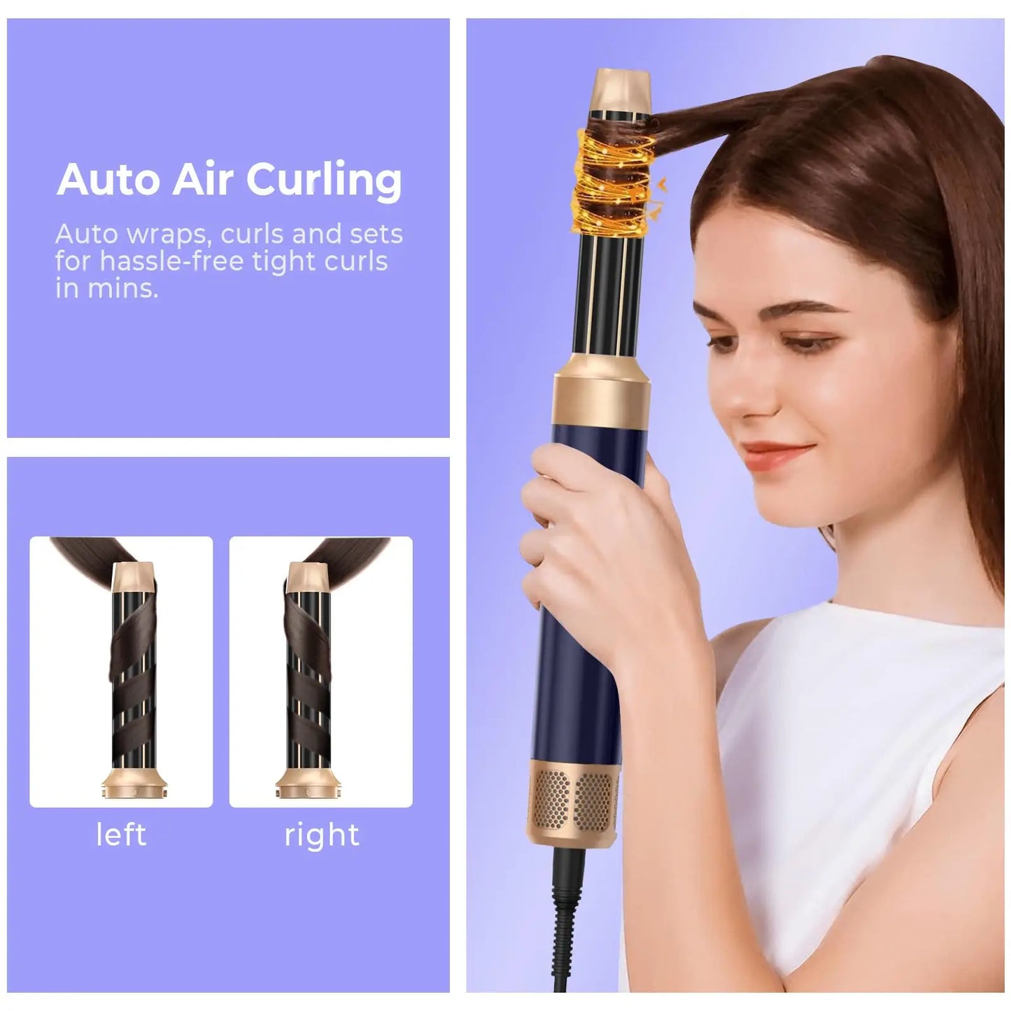 Ionic Hair Dryer Brush High-Speed 7 in 1