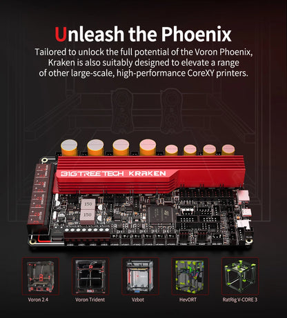 High-Speed 3D Printer Motherboard with HDMI7 Support