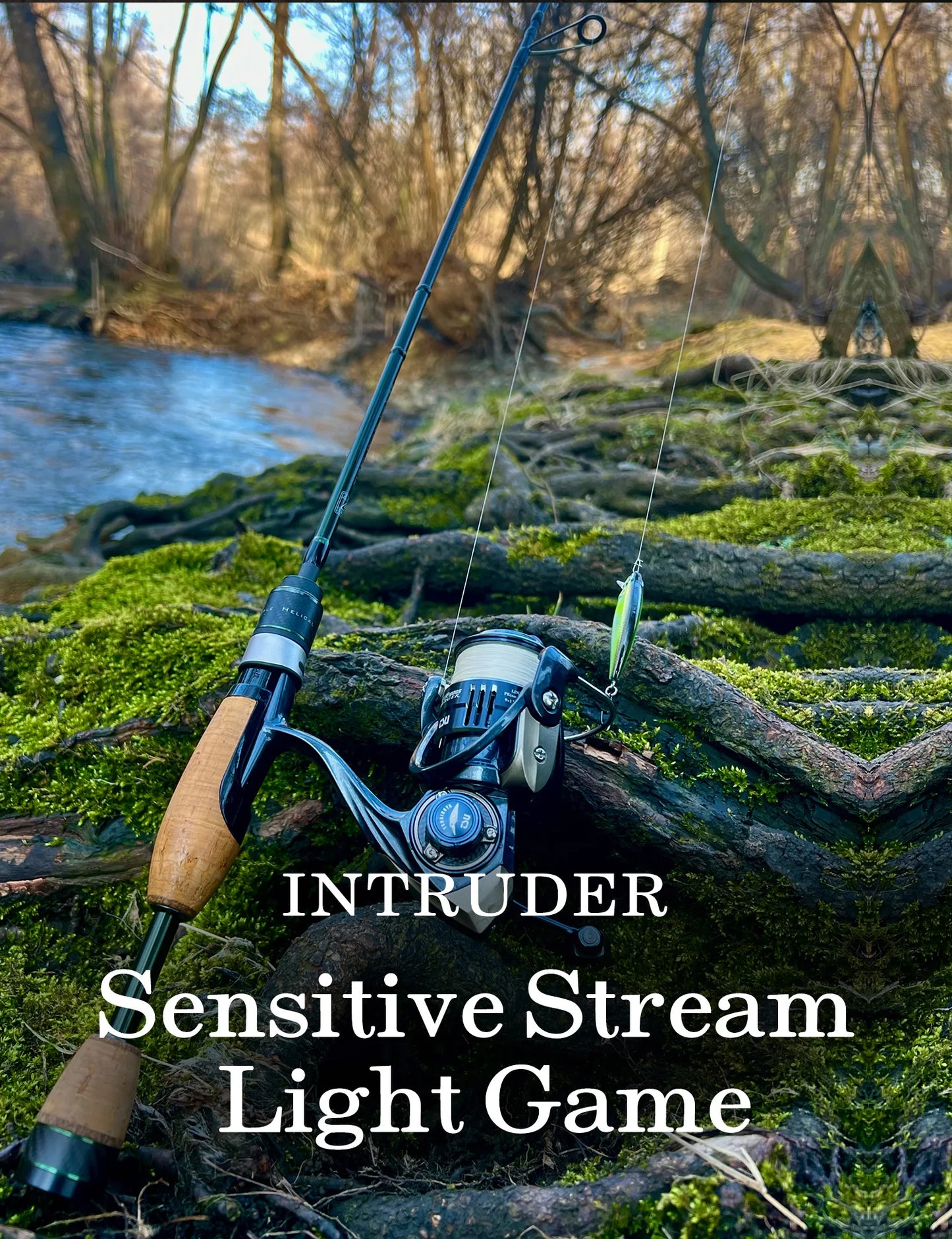 Portable 1.8m Ultralight Spinning Fishing Rod for Trout