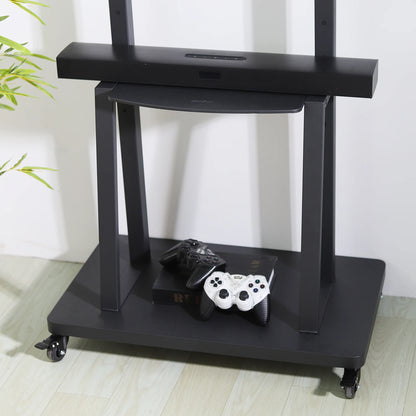 Heavy Duty TV Trolley Stand 32-80" Adjustable Floor Mount