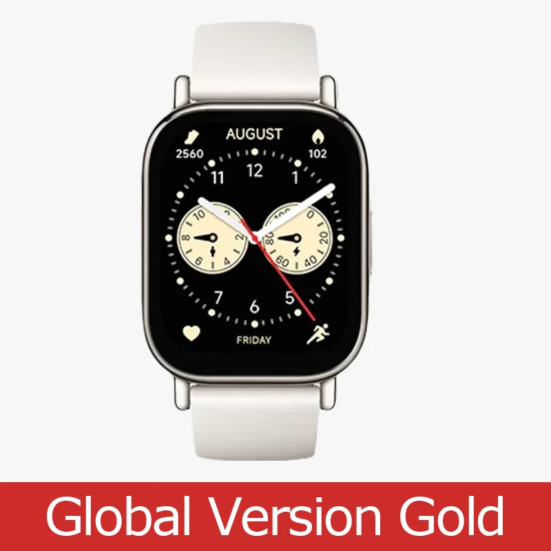 1.96" AMOLED Smart Watch with 18-Day Battery & GNSS