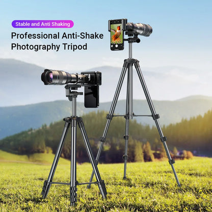 60X Mobile Phone Telephoto Telescope Lens with Tripod