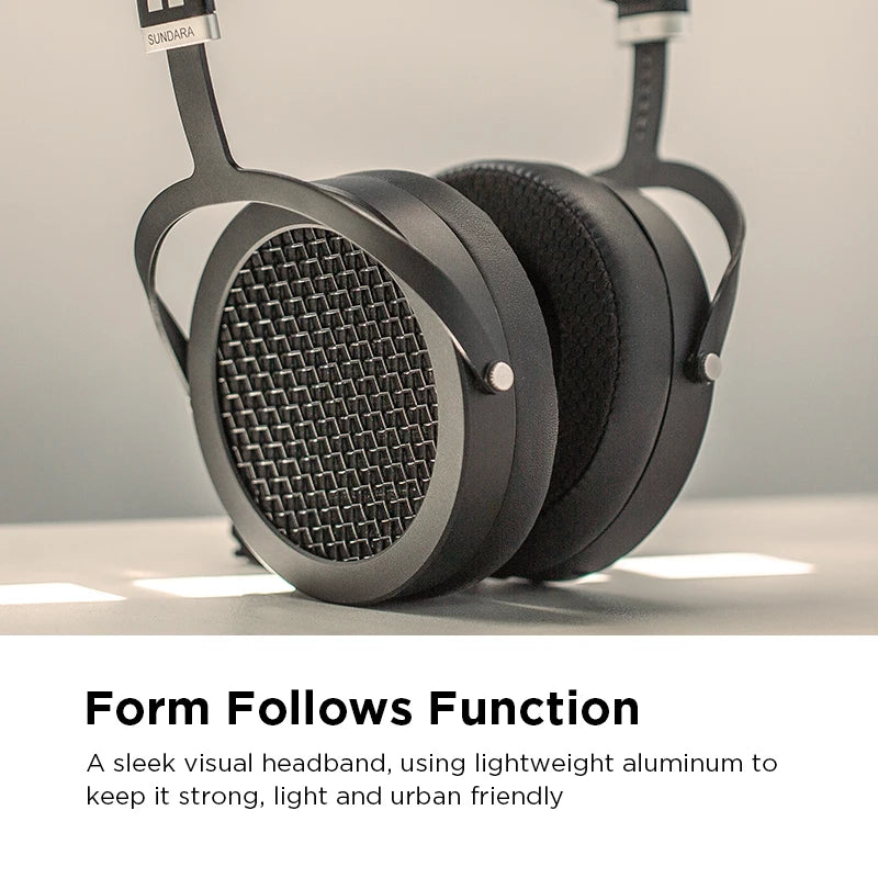 Planar Magnetic Over-Ear Headphones High Fidelity Metal Design