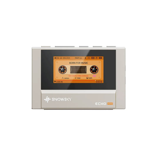 Portable Bluetooth HiFi Audio Player Dual Headphone Output Gold