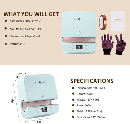 Automatic Tumbler Heat Press Machine for Sublimation Cups