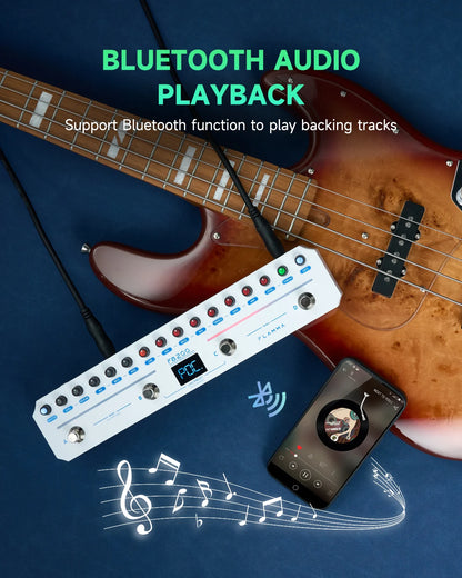 Intelligent Bass Pedal with 40 Presets and 10 Cab Simulations
