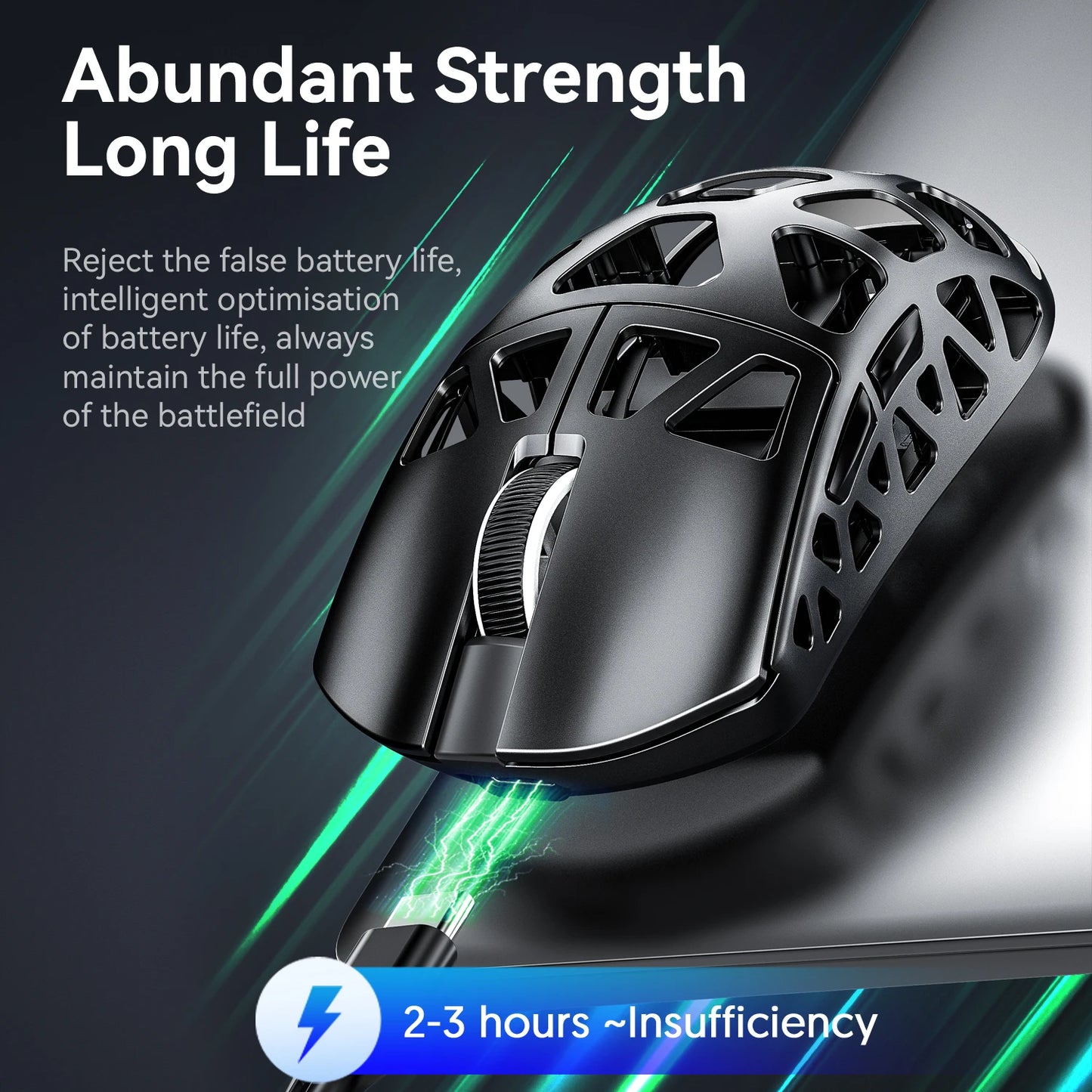 Ultra-Light Magnesium Alloy Gaming Mouse Grey