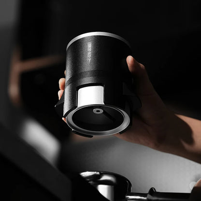 Silver 58mm Espresso Grounds Dosing Cup and Funnel