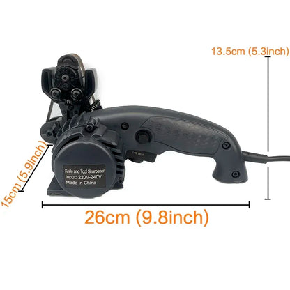 Electric Knife Sharpener 5-Belt Adjustable Speed 220V