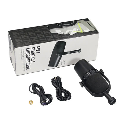 USB XLR Dynamic Microphone for Streaming Recording Podcast