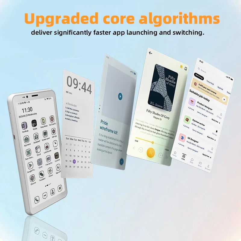 Portable Color E-Ink E-Reader 5.84 Inch Android 14 128GB
