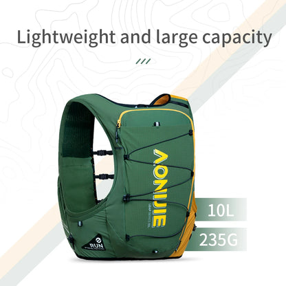 Lightweight Running Pack 10L 1.5L Hydration Vest