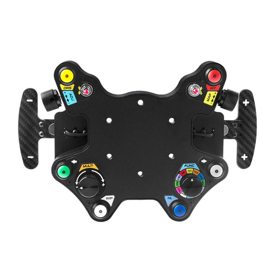 CNC Aluminum Sim Racing Wheel Hub with LED Buttons