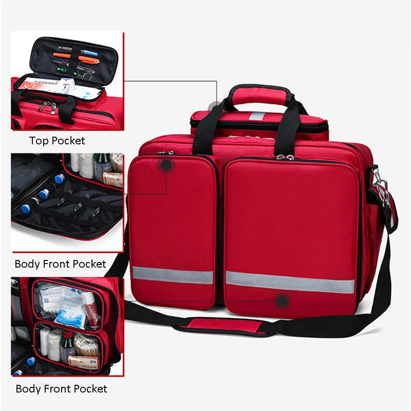 Multi-Function Emergency Medical Bag for Family and Outdoor Use