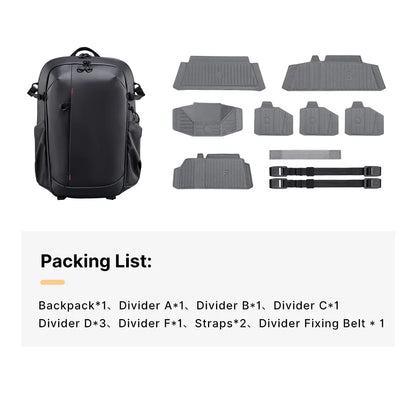 Large Capacity Photography Travel Backpack 22L Waterproof