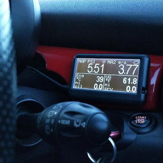 Portable OBD2 Car Scanner with Digital Gauge Display