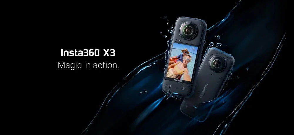 Portable 360 Camera with 48MP Sensor and 4K Mode