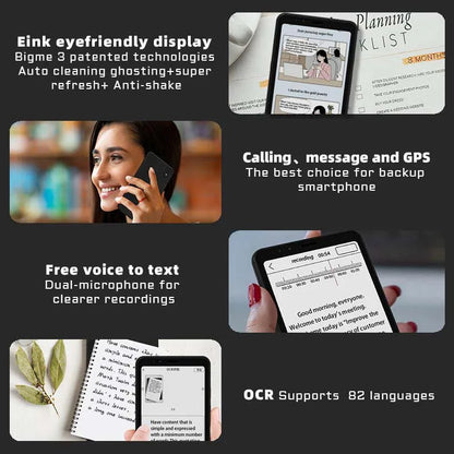 5.84 Inch Color E-Ink Phone Smart E-Reader Android 11 Google Play