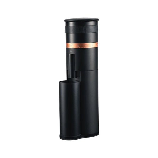 Portable Coffee Grinder with 48MM Cone Burr Black